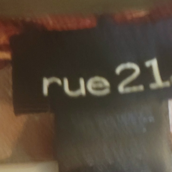 Rue 21 women's maxi dress with built in shorts size medium maroon color - Picture 5 of 6